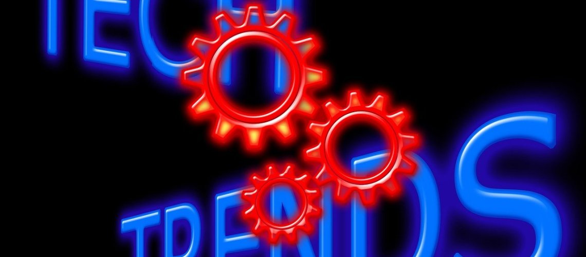 Free technology trend development illustration