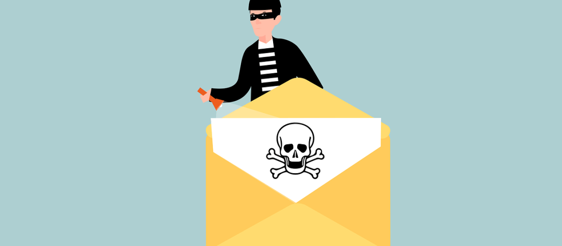Free Mail Phishing vector and picture, Business Email Compromise