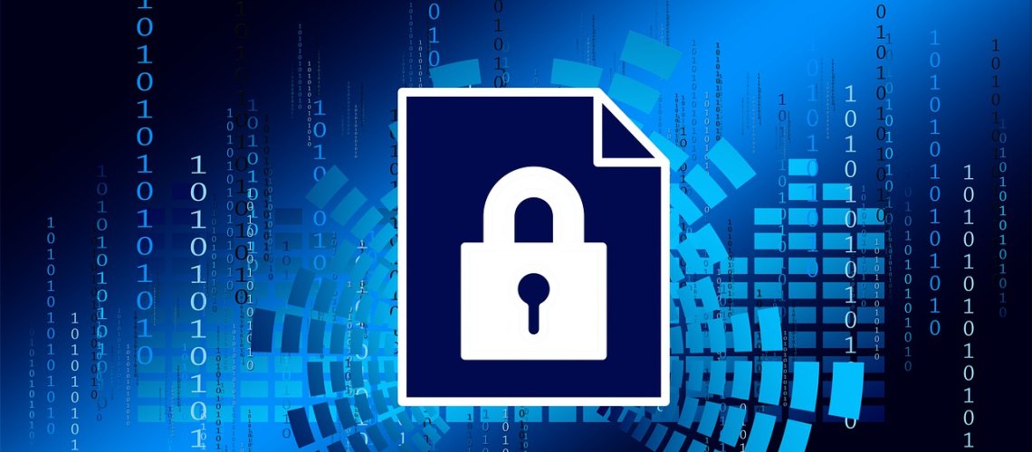 Free security privacy policy digitization illustration