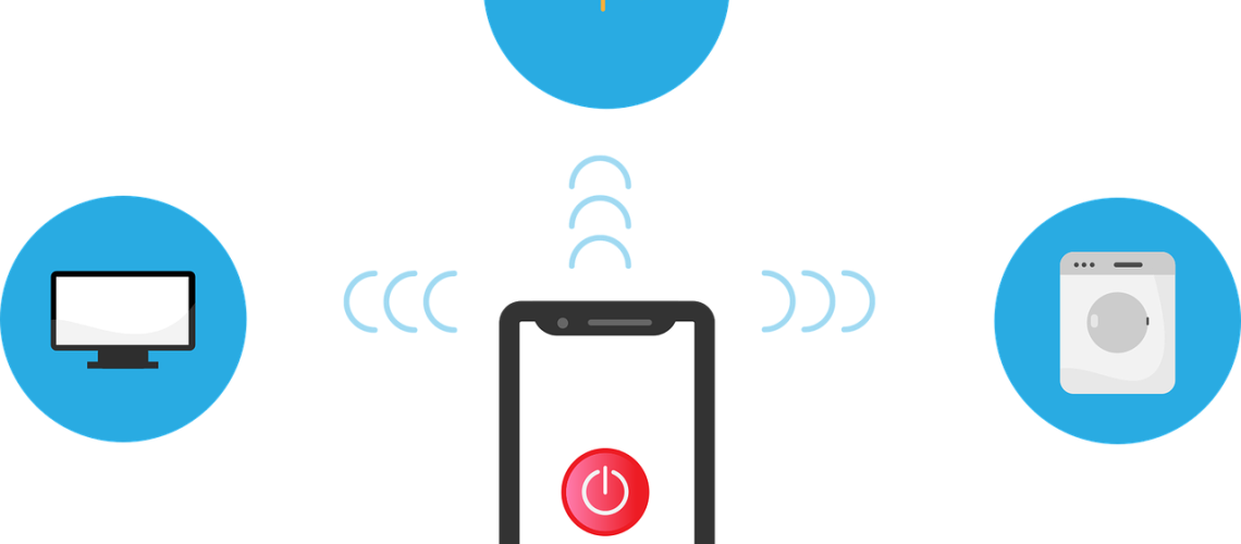 Free internet of things iot network vector