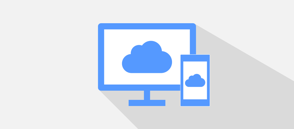 Free cloud computing connection cloud vector