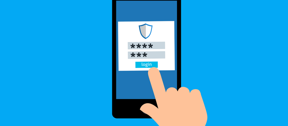 Free password login sign vector, Password Spraying